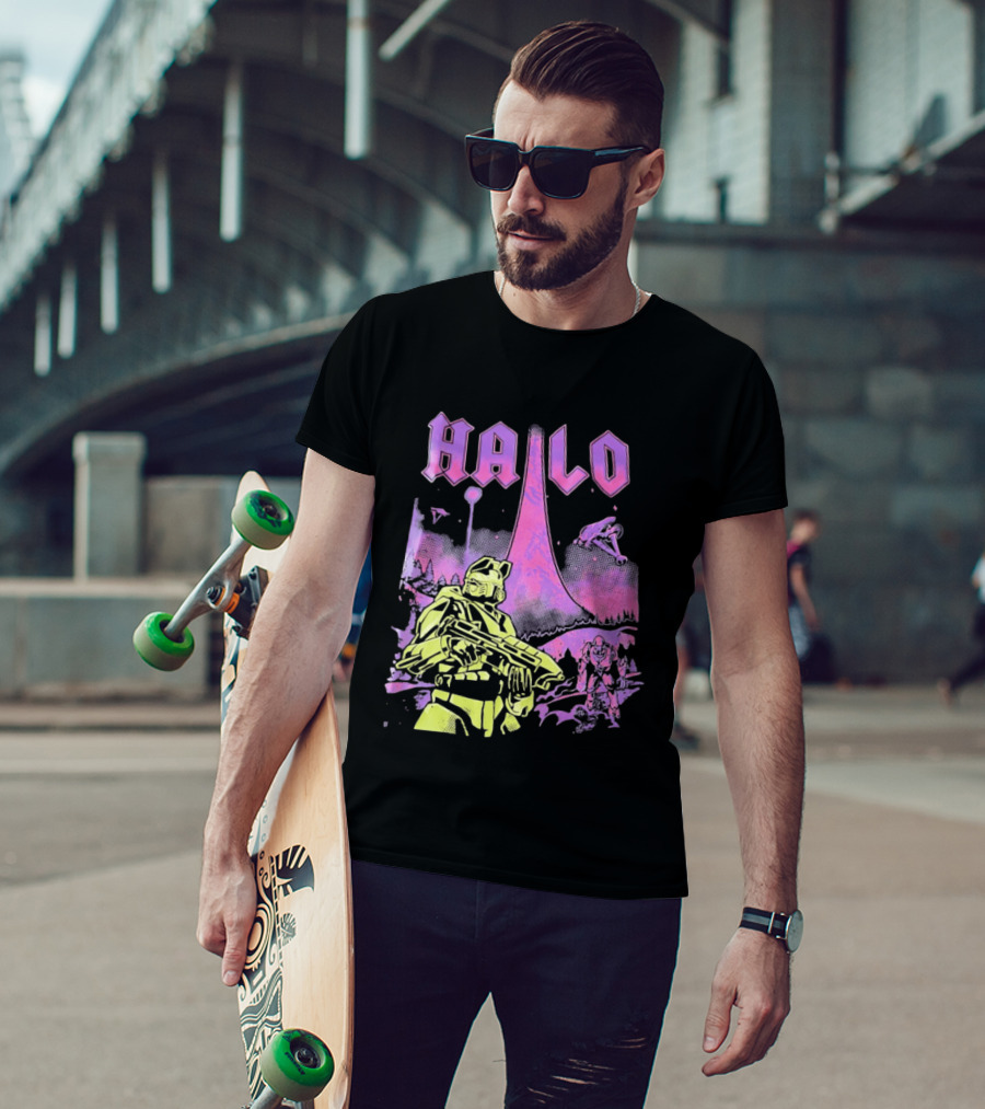 Halo Master Chief Retro Gaming Xbox T-Shirt