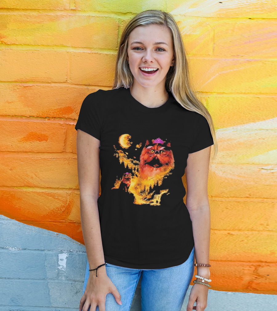 Princess Donut Cat Lover Moon Fantasy T-Shirt
