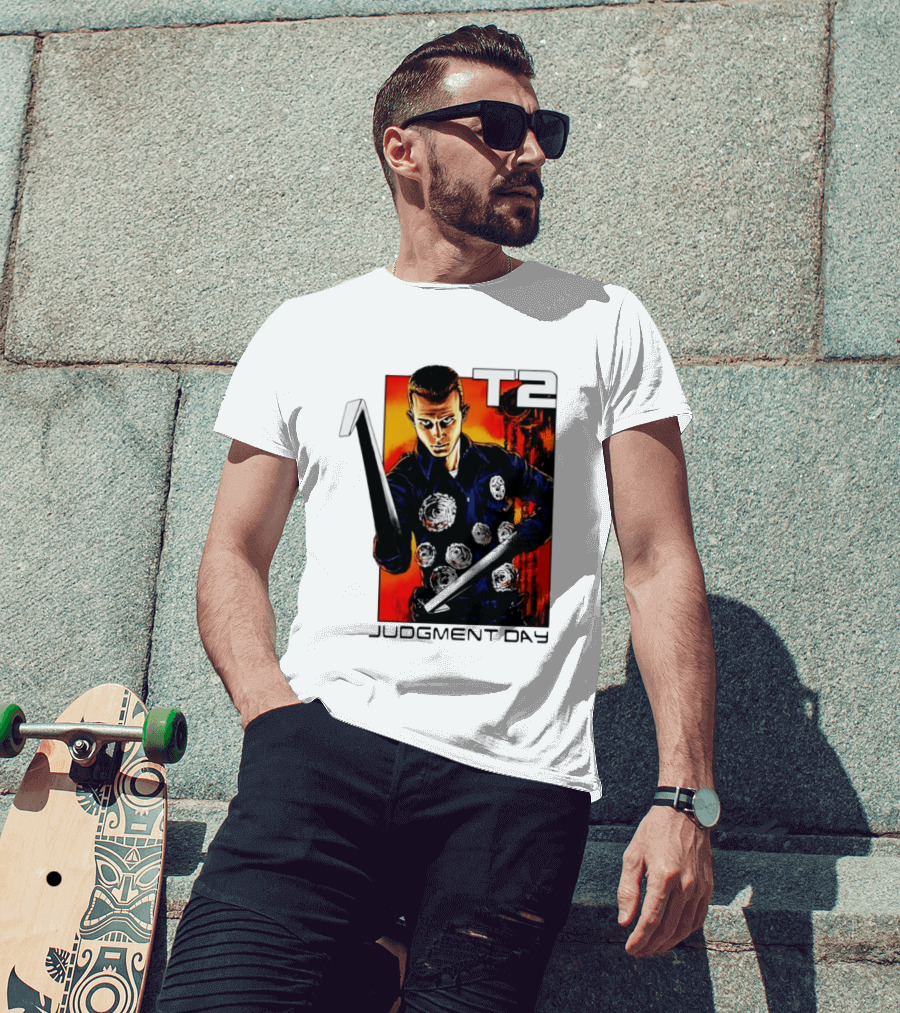T2 Judgment Day 1000 Iconic Scene T-Shirt