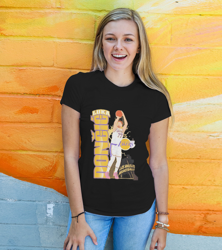 Los Angeles Lakers Luka Dončić Basketball 77 T-Shirt