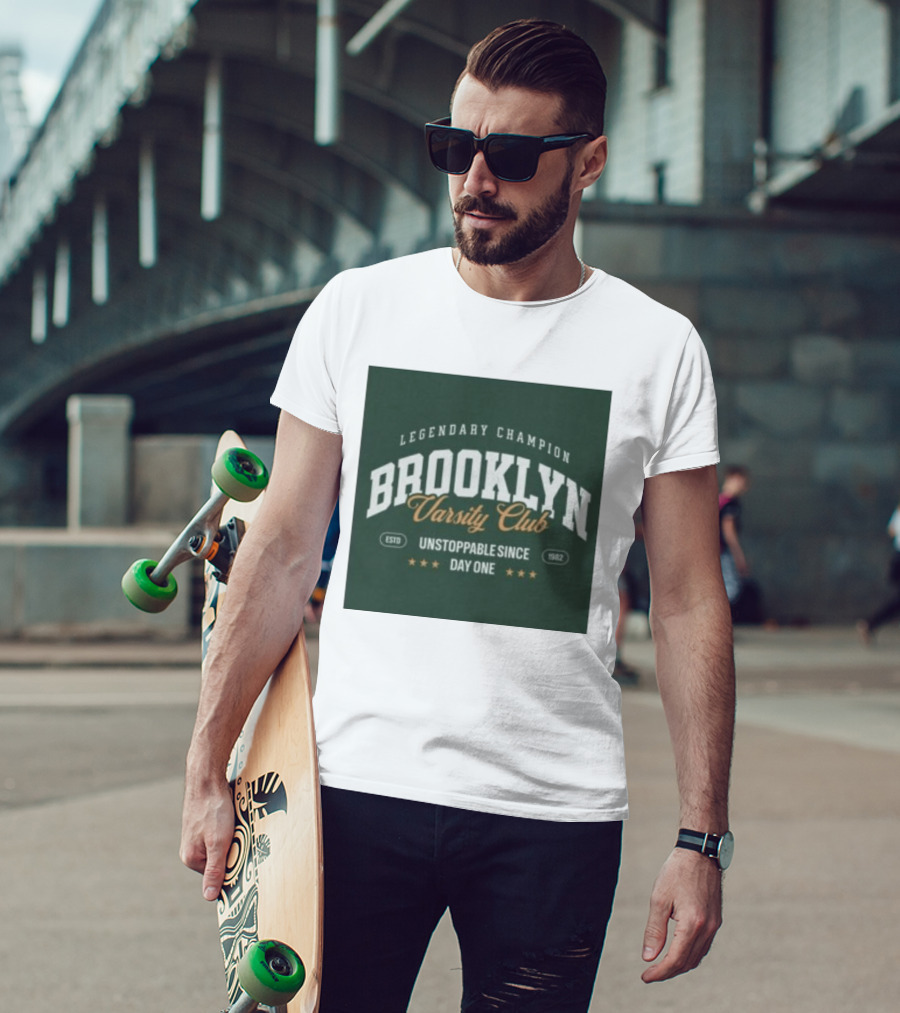 Brooklyn Varsity Club Legendary Champion Unstoppable Since Day One 1982 T-Shirt