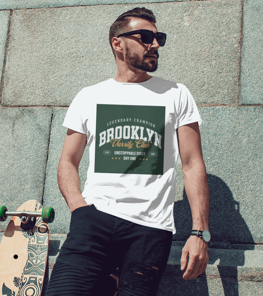 Brooklyn Varsity Club Legendary Champion Unstoppable Since Day One 1982 T-Shirt