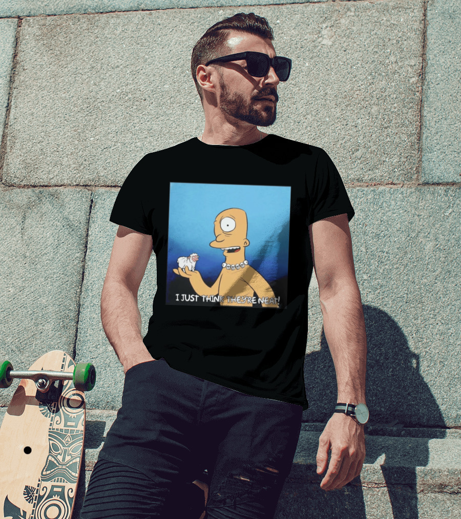 Odyssey The Cyclops I Just Think They're Neat Funny Cartoon T-Shirt