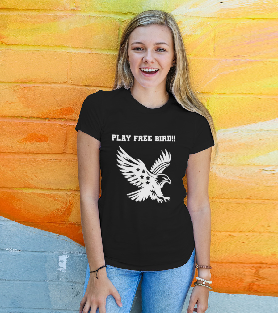 Play Free Bird Eagle Skynyrd Supremacist T-Shirt