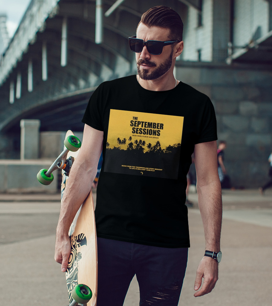 The September Sessions Music From A Film By Jack Johnson Tomorrowland Story 16mm Film T-Shirt