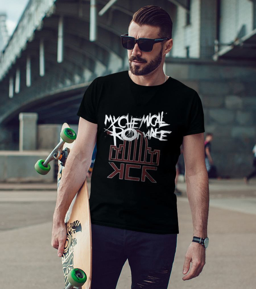 My Chemical Romance Long Live The Black Parade UK Tour Skeleton MCR T-Shirt