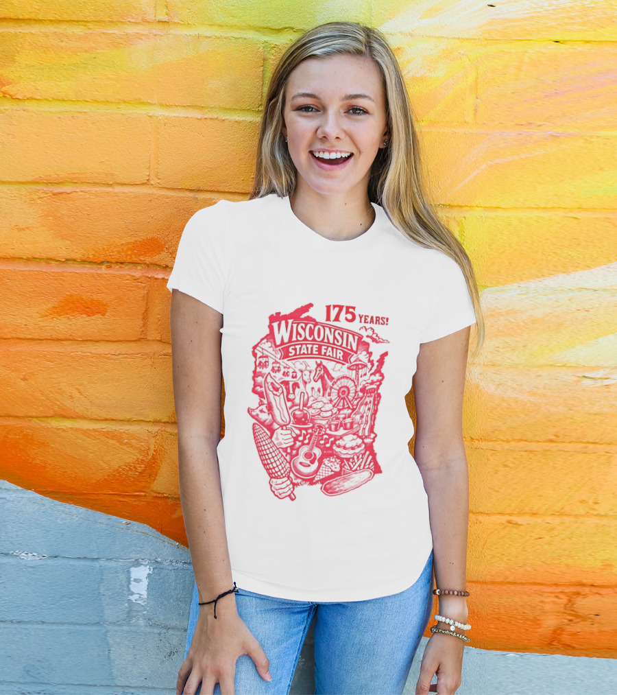 Wisconsin State Fair 175 Years Celebration T-Shirt