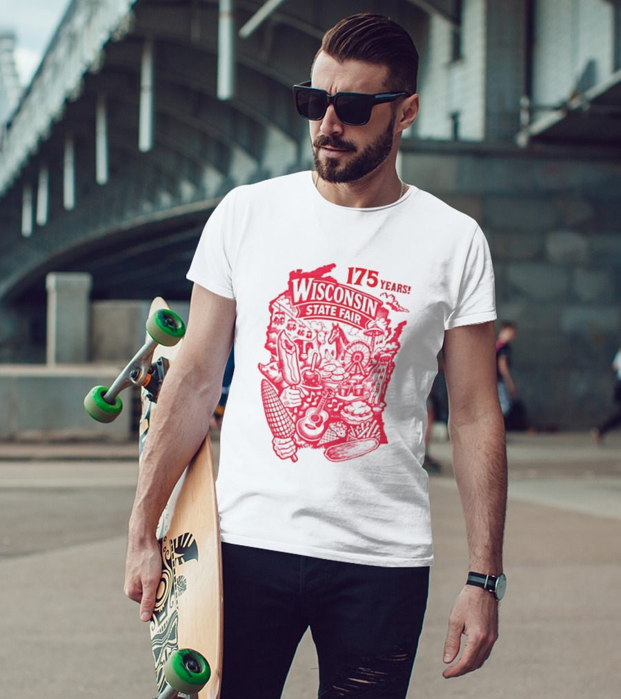 Wisconsin State Fair 175 Years Celebration T-Shirt