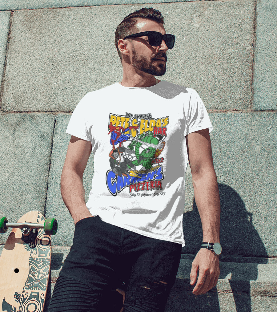 The Amazing Pete And Elda’s The Shore’s Famous Carmen’s Pizzeria T-Shirt