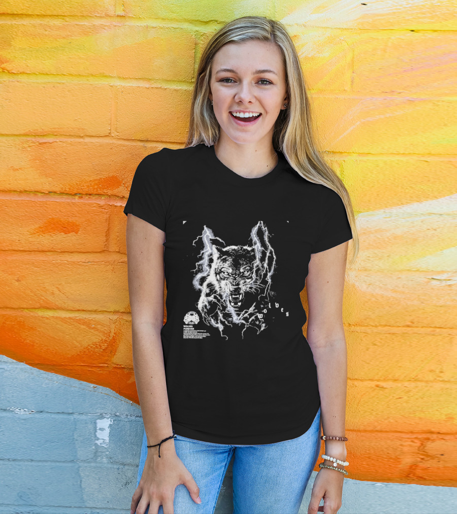 Darcsport Wolves Club Electric Lightning Wolf T-Shirt