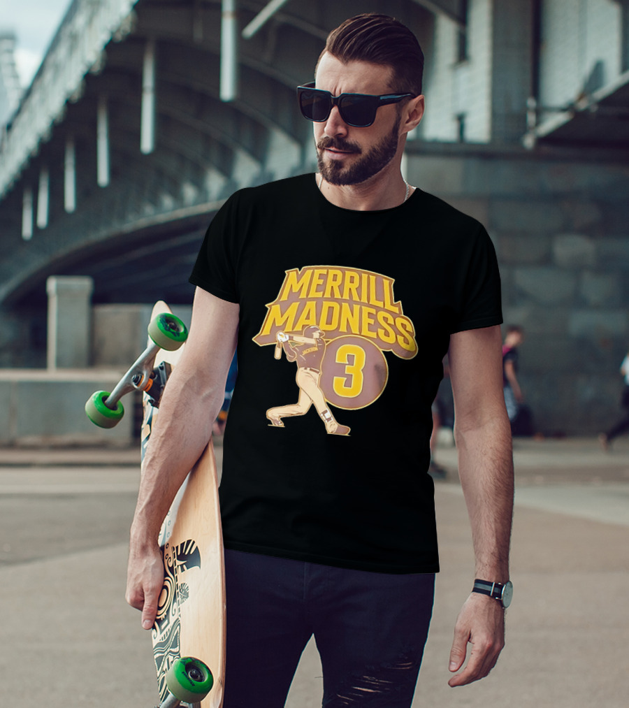 Merrill Madness 3 Jackson San Diego Padres T-Shirt
