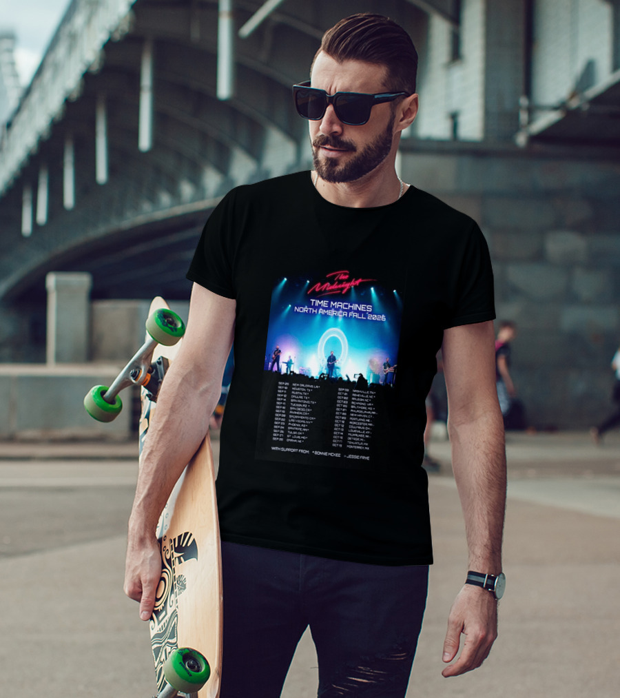 The Midnight Time Machines Tour North America Fall 2026 T-Shirt