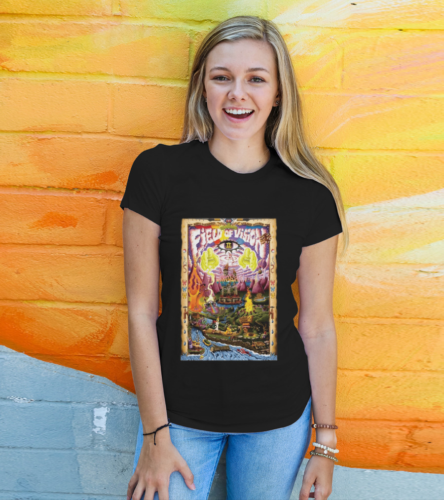 King Gizzard And The Lizard Wizard Field Of Vision II Meadow Creek Buena Vista CO Aug 14 16 2026 T-Shirt