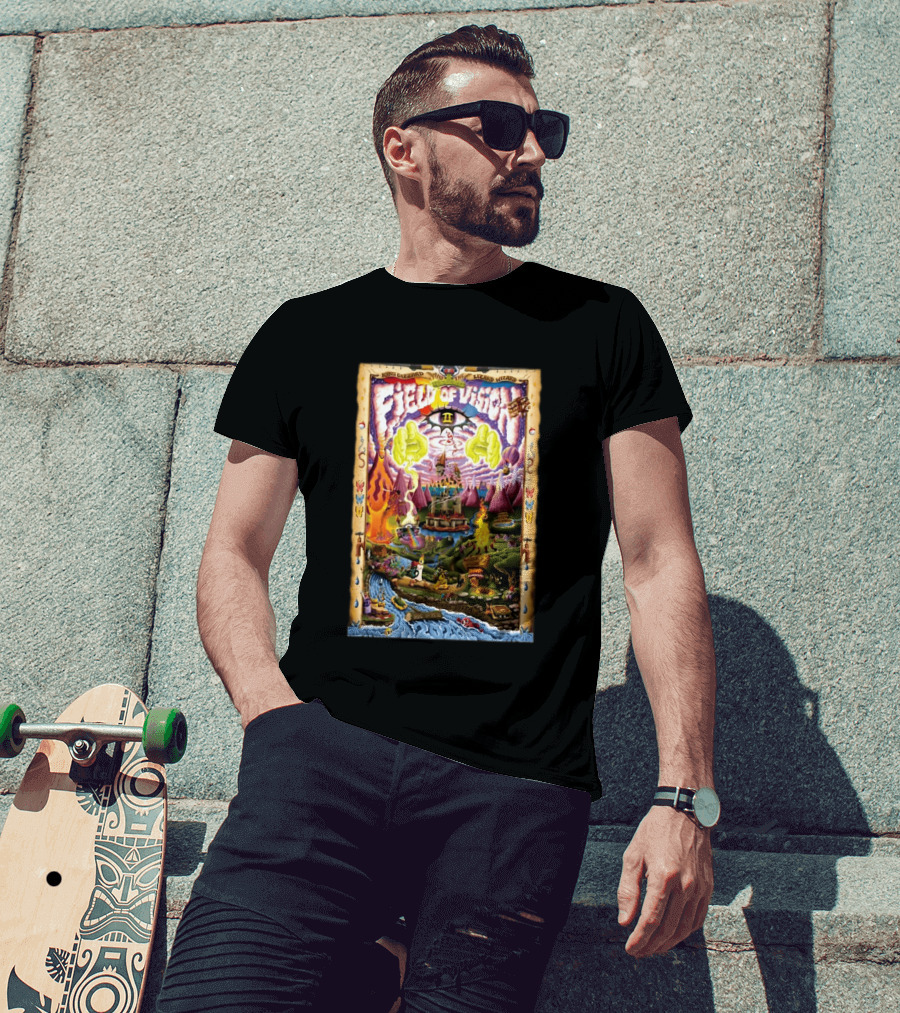 King Gizzard And The Lizard Wizard Field Of Vision II Meadow Creek Buena Vista CO Aug 14 16 2026 T-Shirt