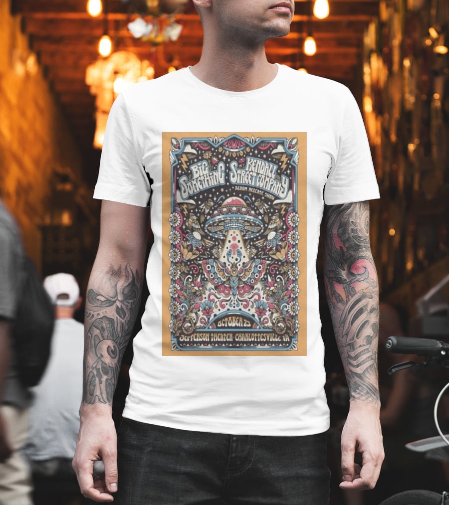 Big Something Kendall Street Company Album Release Show Jefferson Theater Charlottesville VA October 25 2026 T-Shirt