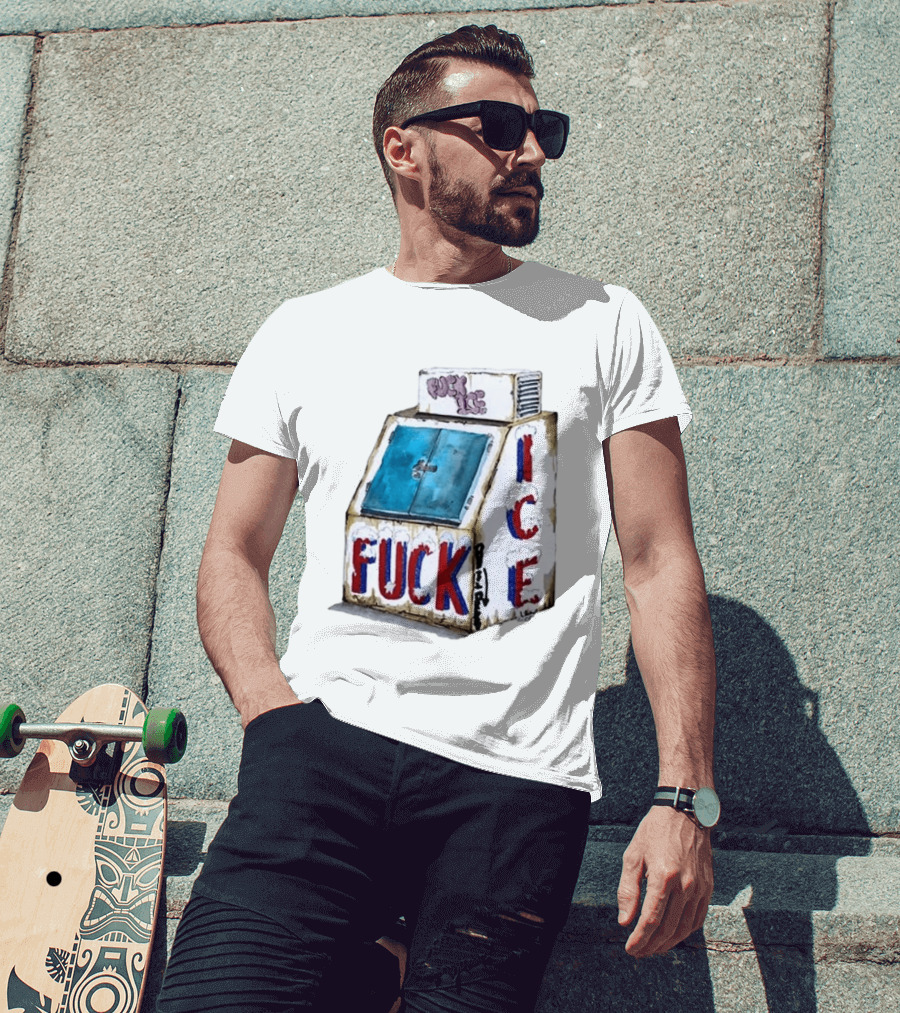 Fuck ICE No Human Is Illegal On Stolen Land T-Shirt