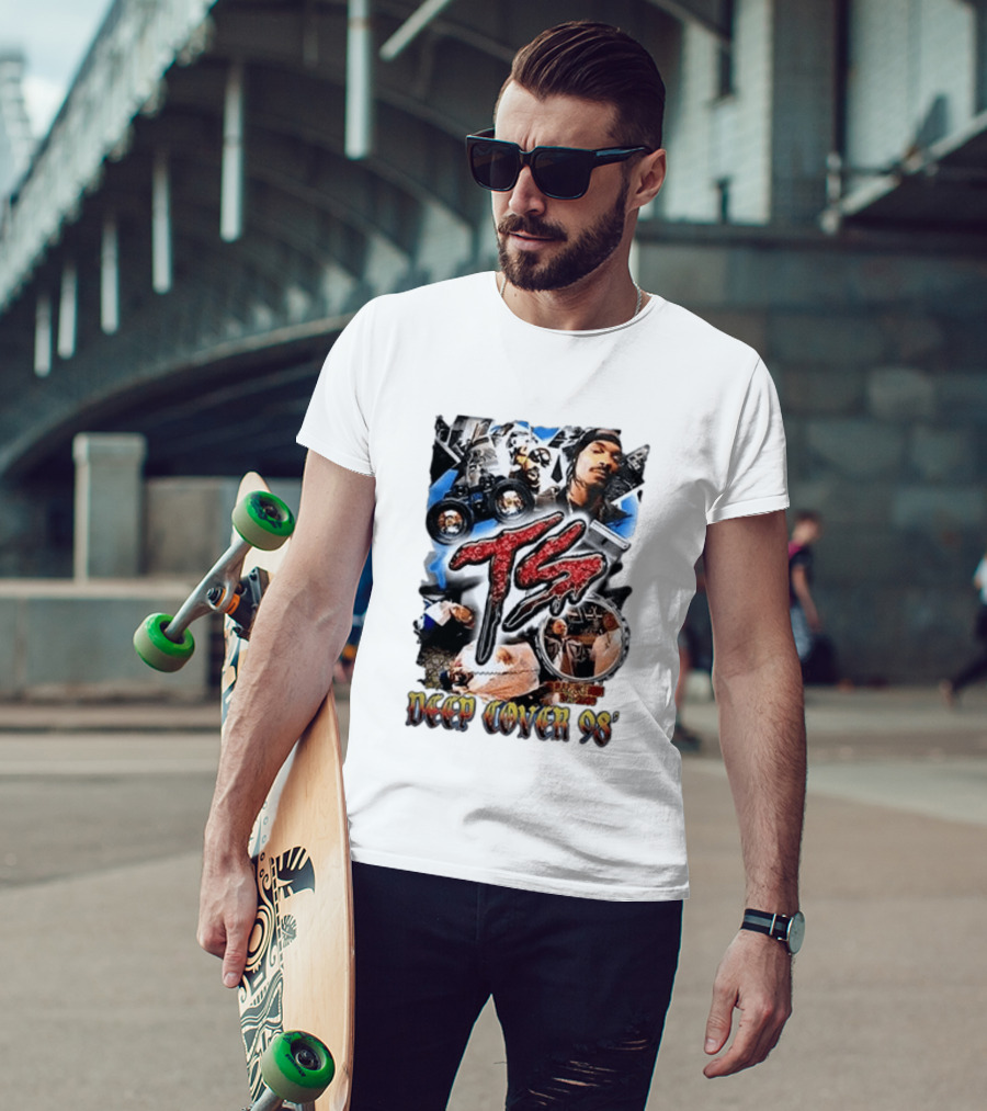 Toney Starks Deep Cover 98 RIP Big Pun 90s Rap Album Mashup T-Shirt