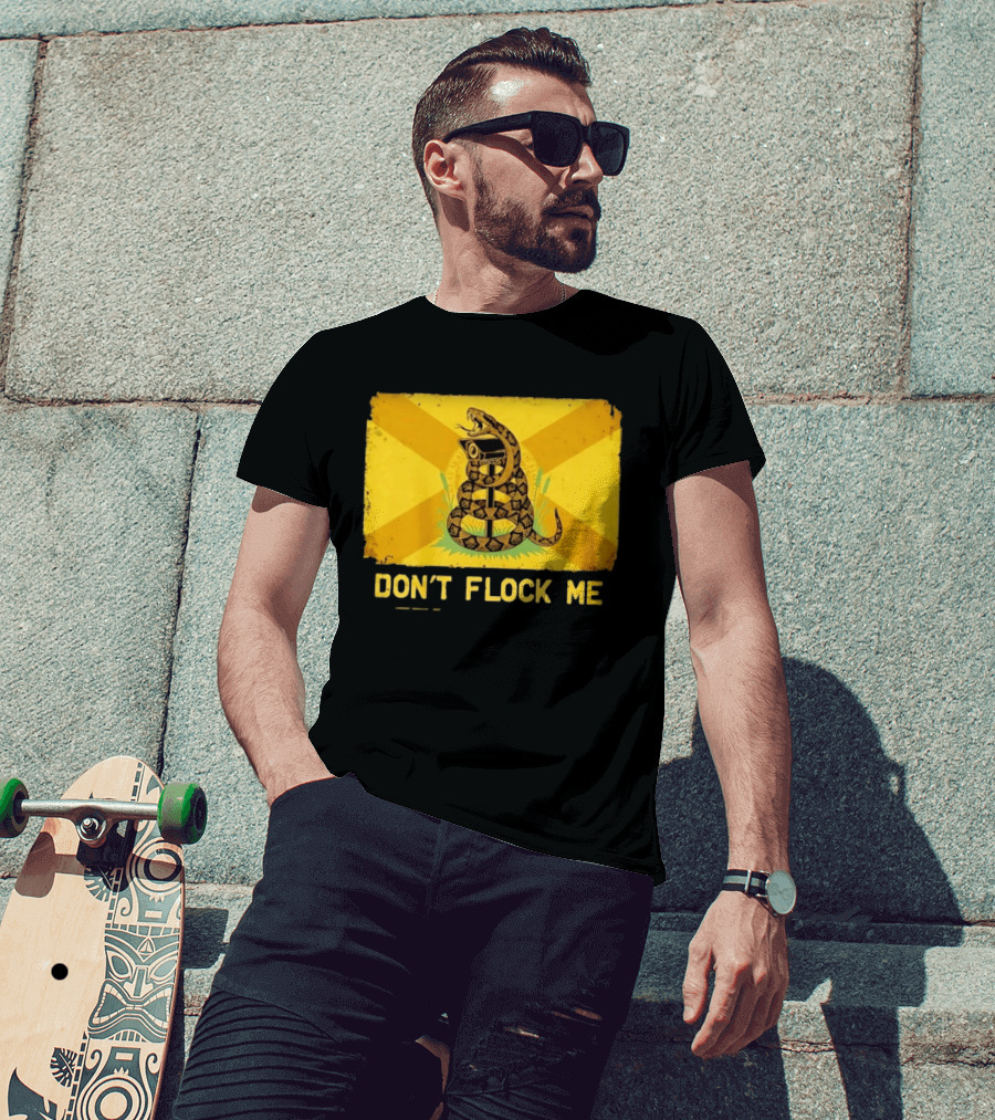 Florida Snake Surveillance Distressed Flag Don't Flock Me T-Shirt