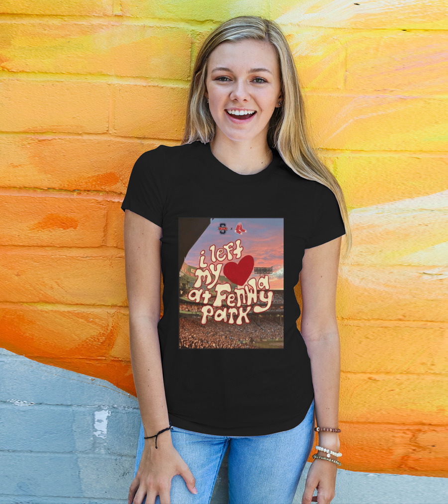 Cleveland Guardians Boston Red Sox I Left My Heart At Fenway Park T-Shirt