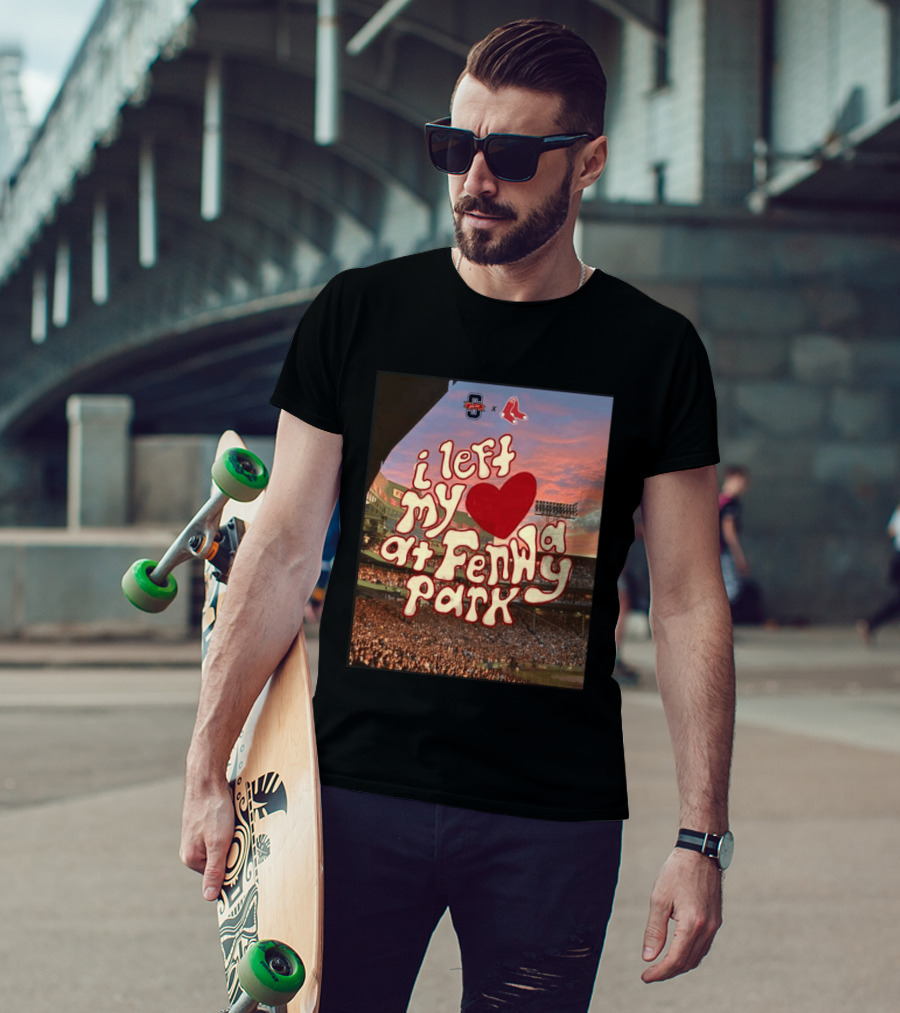 Cleveland Guardians Boston Red Sox I Left My Heart At Fenway Park T-Shirt