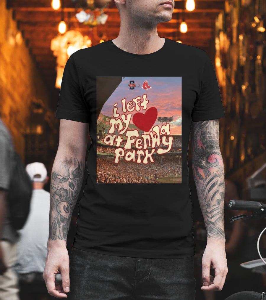 Cleveland Guardians Boston Red Sox I Left My Heart At Fenway Park T-Shirt