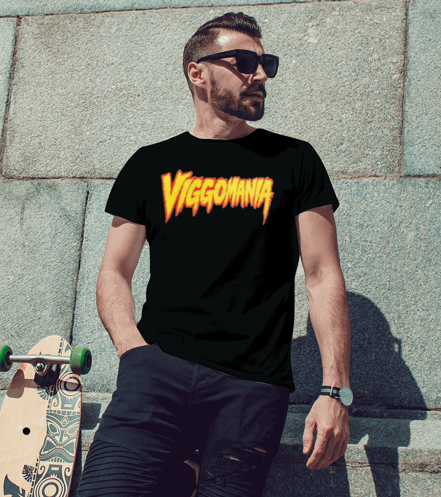 VIGGOMANIA Bold Retro Style Text Trend T-Shirt