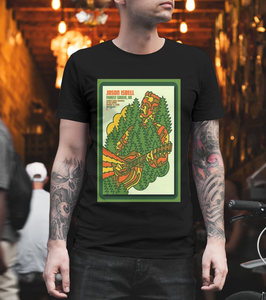 Jason Isbell Forest Grove OR Grand Lodge Concerts Aug 14 2026 T-Shirt