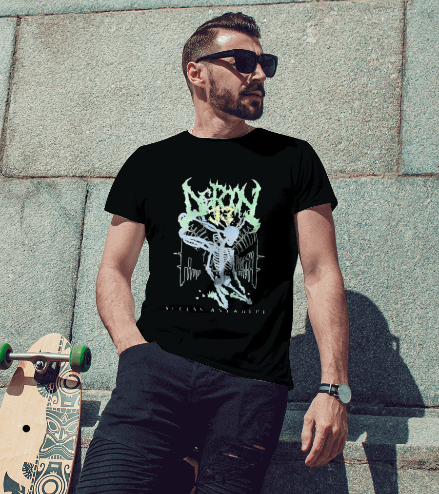 Neron 13 Skeleton Access Anywhere Metal Band T-Shirt