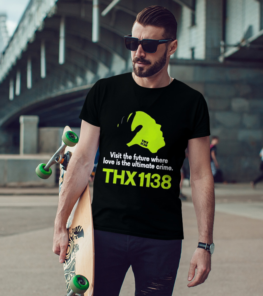THX 1138 Visit The Future Where Love Is The Ultimate Crime T-Shirt