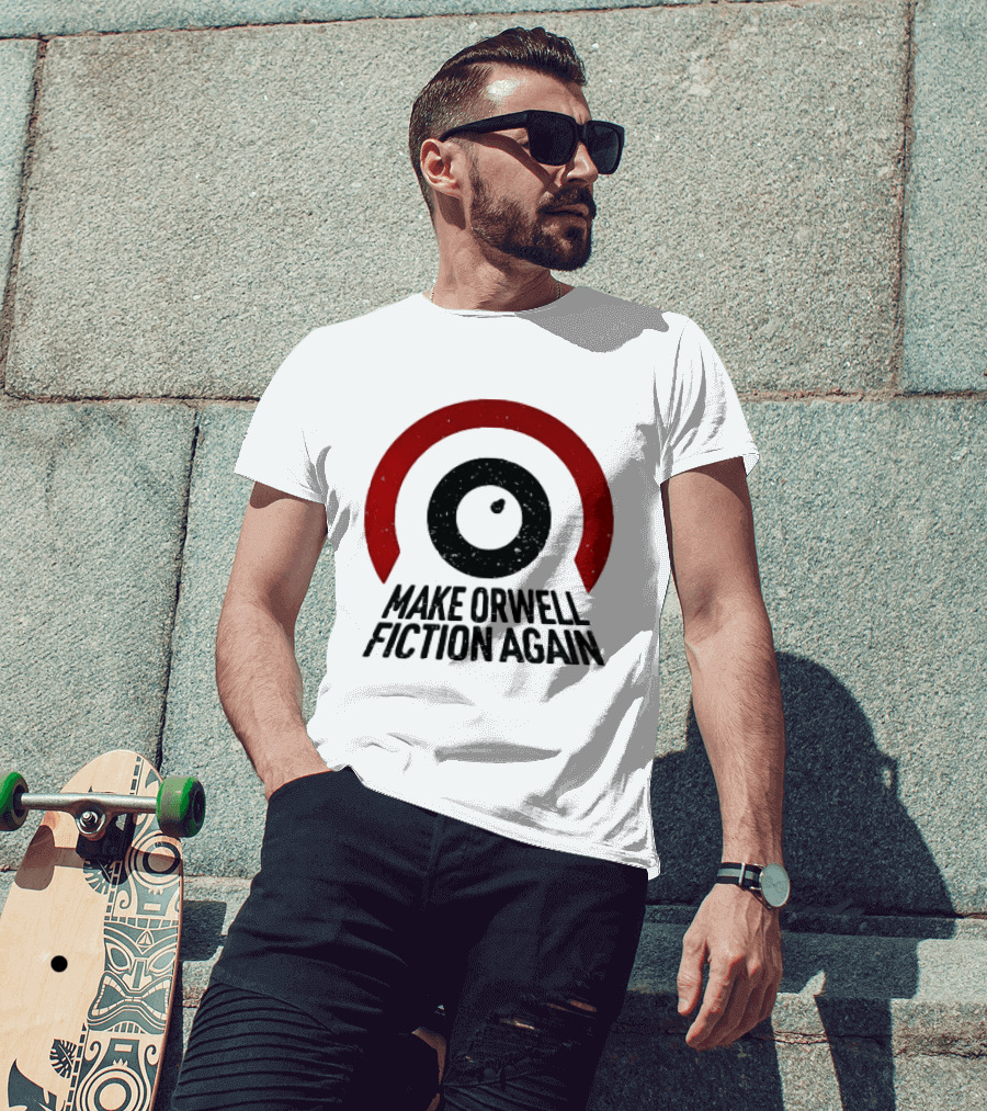 Carl's Tutoring Service Make Orwell Fiction Again Billions And Billions Open Minds Welcome T-Shirt
