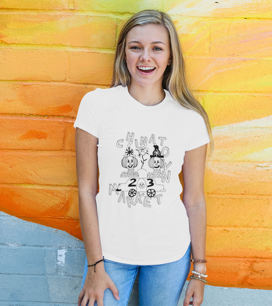 Chinatown Market 2023 Cartoon Clown And Mouse Characters T-Shirt