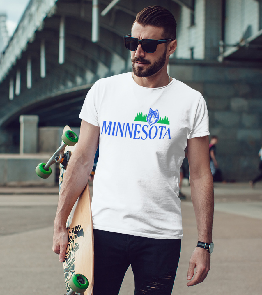 Minnesota Timberwolves Wolf Forest T-Shirt