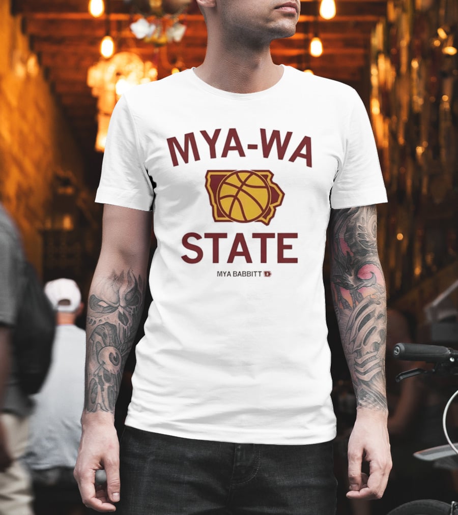 Mya Wa State Basketball NCAA Mya Babbitt T-Shirt
