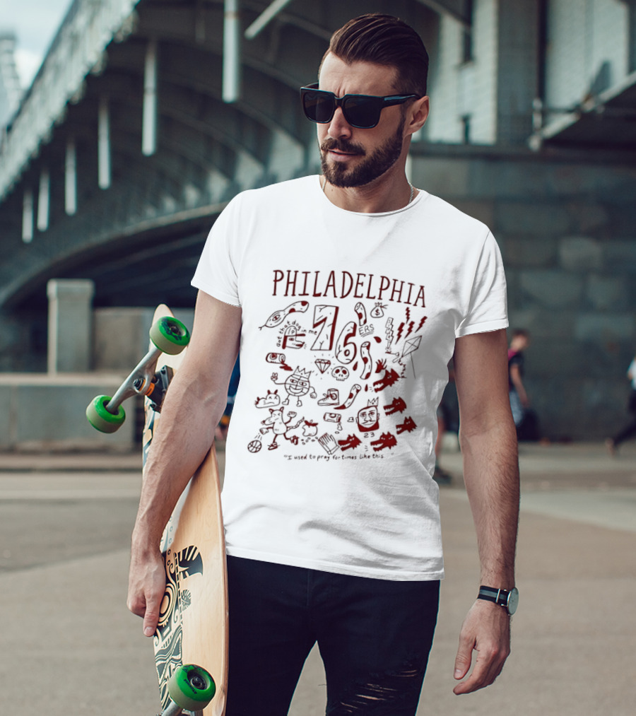 Philadelphia 76ers Got That Dog In Me I Used To Pray For Times Like This T-Shirt