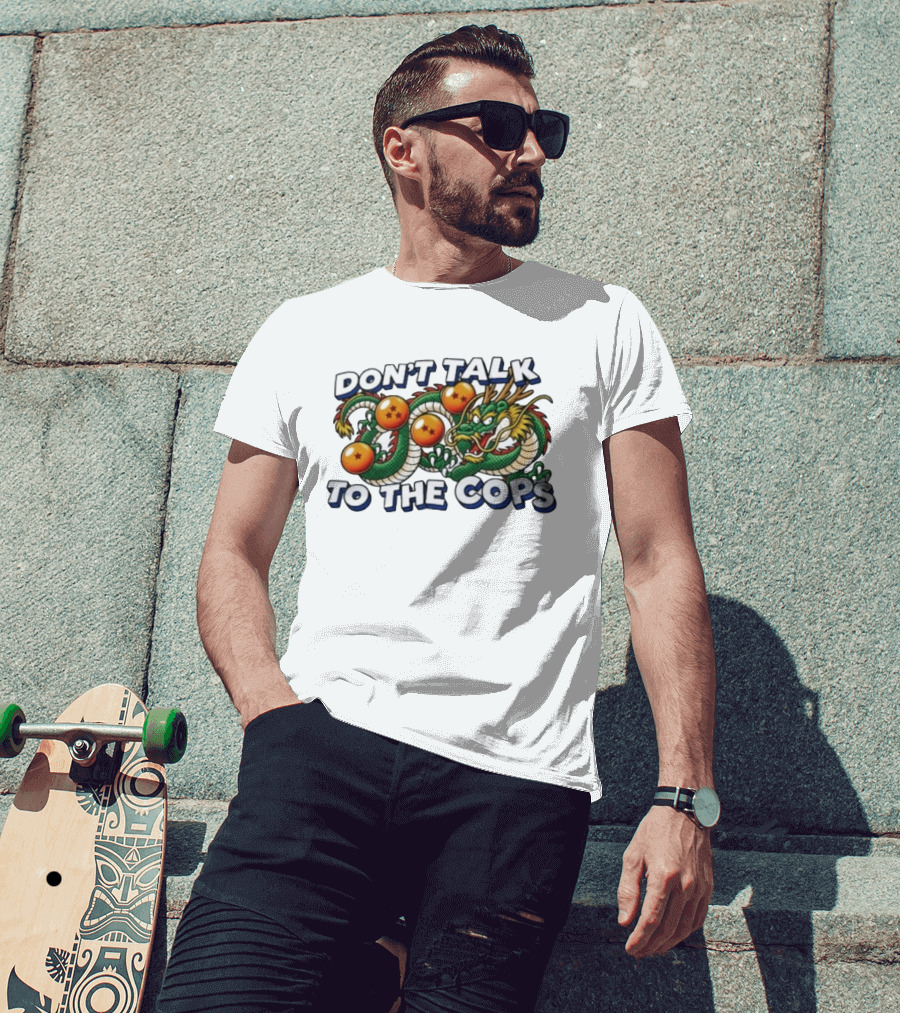 Dragon Ball Z Shenron Don't Talk To The Cops T-Shirt