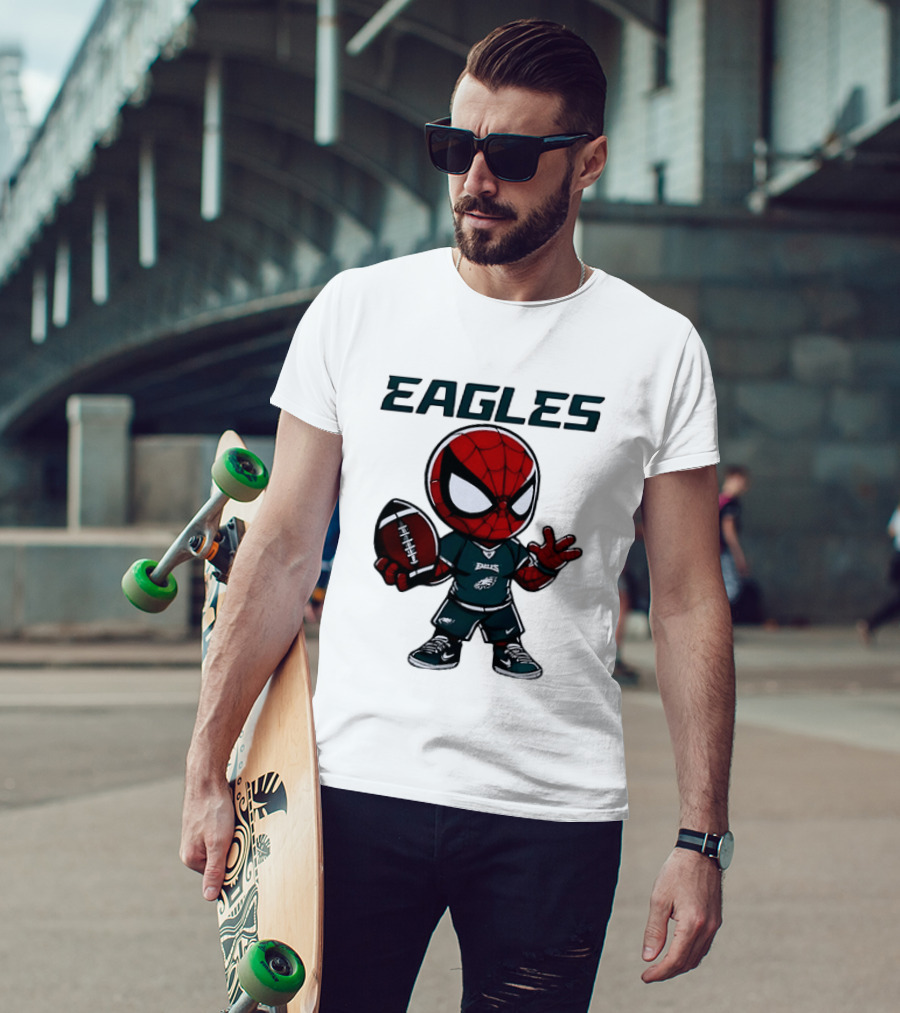 Spider Man Eagles Football Jersey Personalized Philadelphia Edition T-Shirt