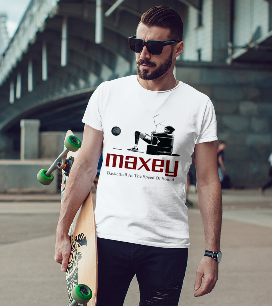 Maxey Basketball At The Speed Of Sound T-Shirt
