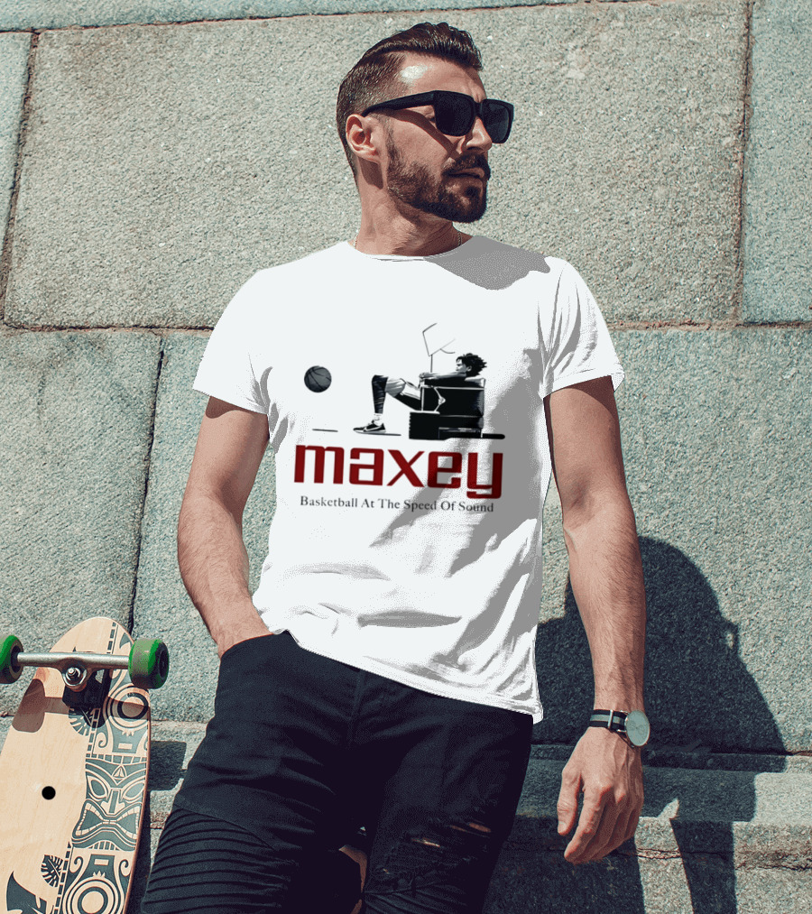 Maxey Basketball At The Speed Of Sound T-Shirt