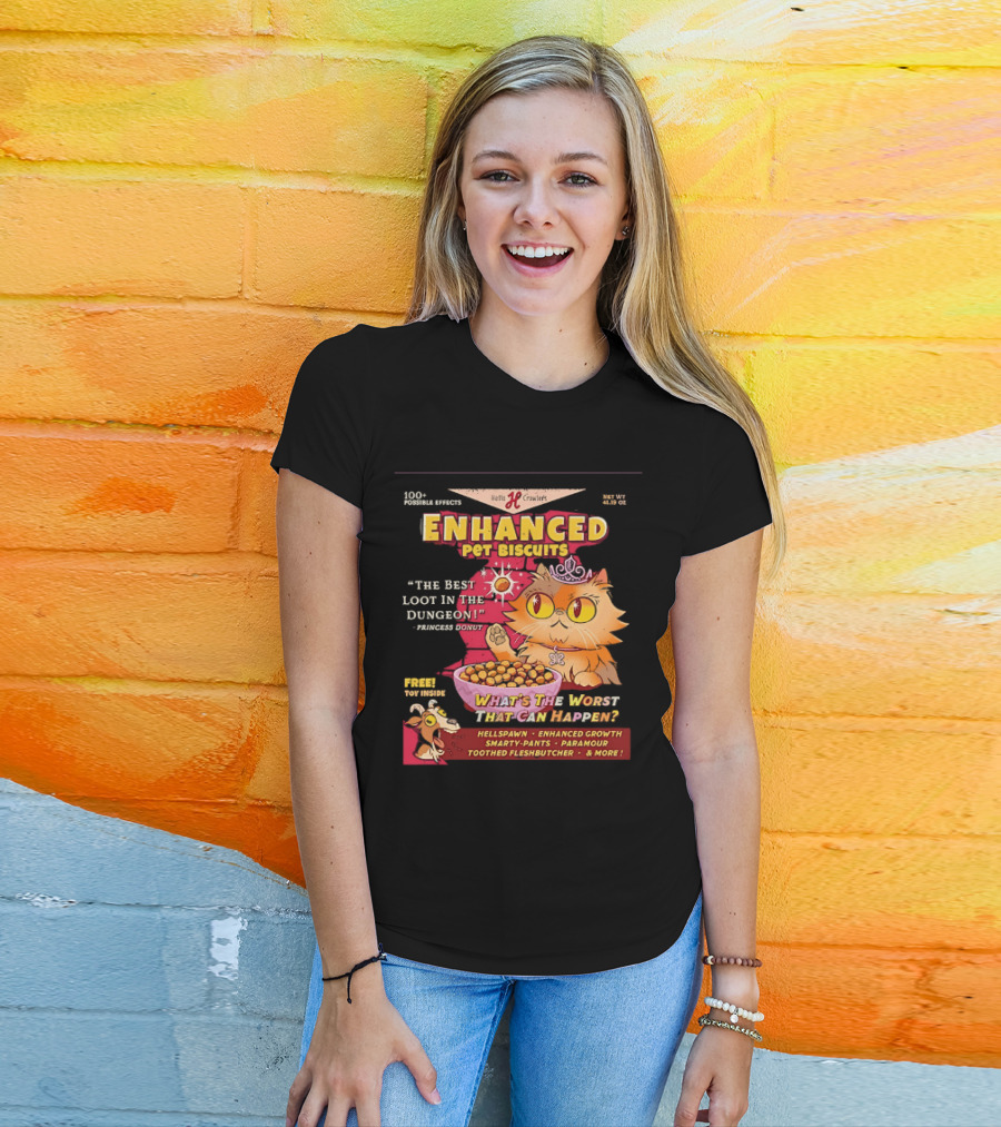 Enhanced Pet Biscuits Princess Donut Best Loot In The Dungeon T-Shirt