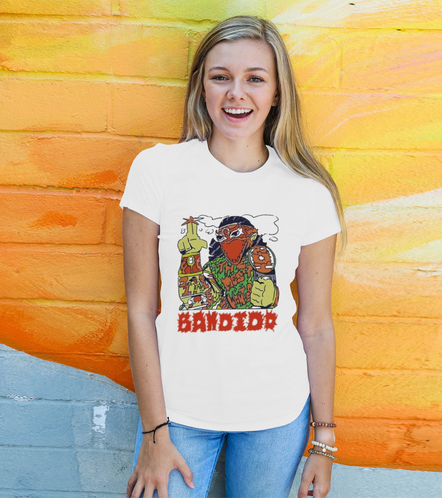 Most Wanted Bandido Lucha Libre Wrestler Suplex Champion T-Shirt