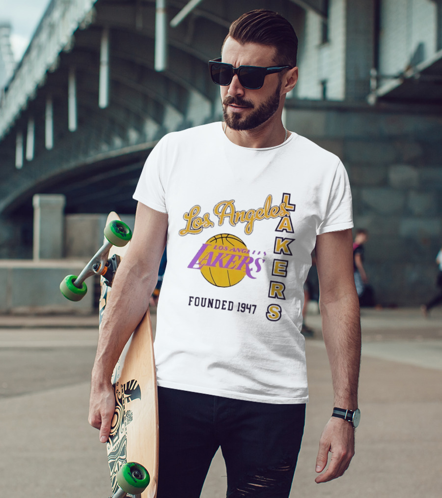 Los Angeles Lakers Founded 1947 NBA Basketball Team T-Shirt