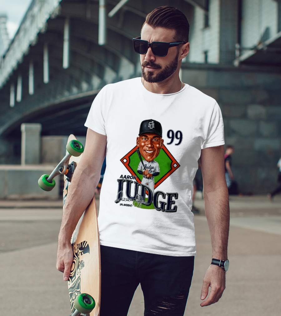 Aaron Judge New York Yankees Player 99 Caricature T-Shirt
