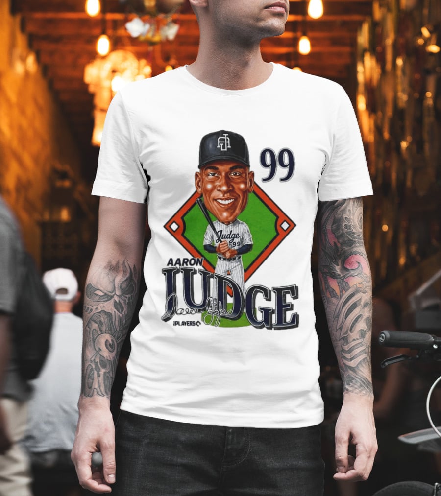 Aaron Judge New York Yankees Player 99 Caricature T-Shirt