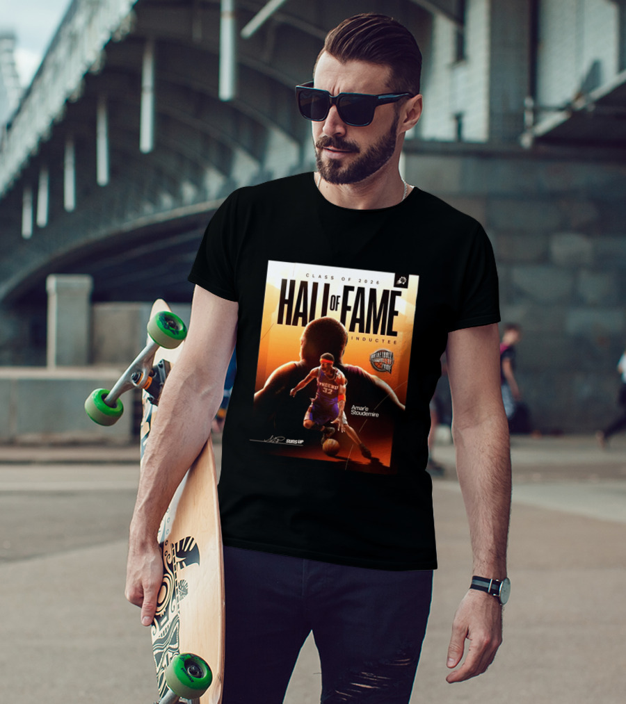 Class Of 2026 Hall Of Fame Inductee Amar'e Stoudemire Phoenix Suns Basketball T-Shirt