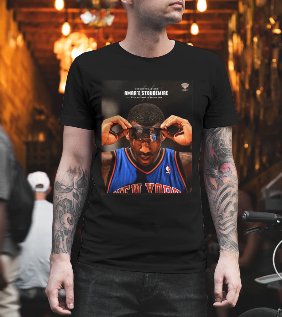 Congratulations Amar'e Stoudemire New York Knicks Hall Of Fame Class Of 2026 T-Shirt