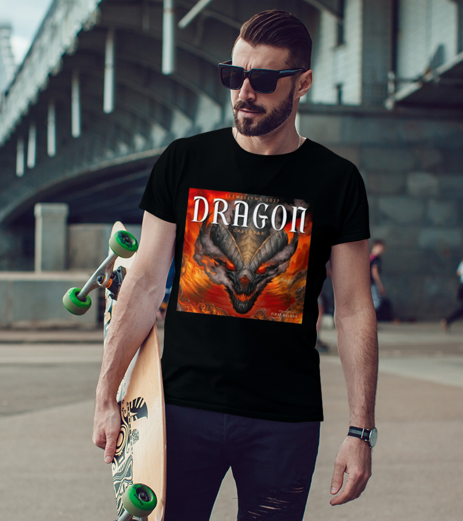 Llewellyn's 2027 Dragon Calendar Illustrated By Firat Solhan T-Shirt