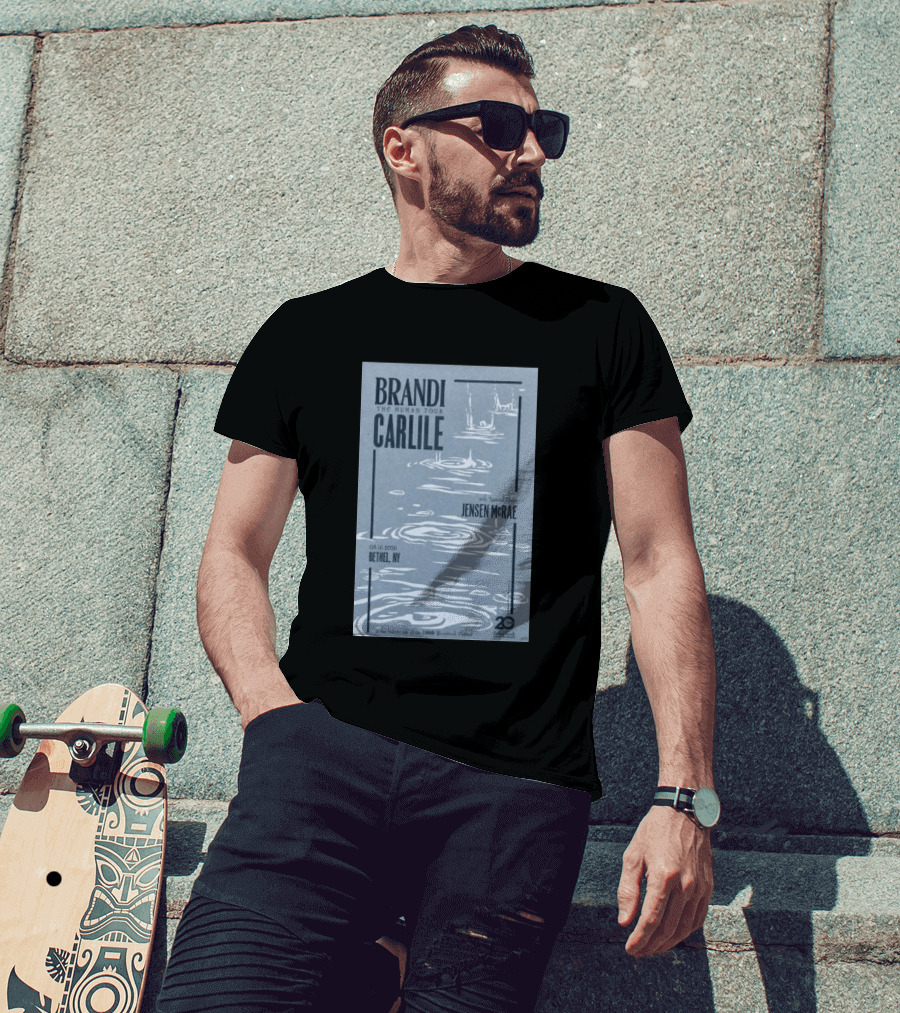 Brandi Carlile The Human Tour August 16 2026 Bethel Ny With Special Guest Jensen Mcrae Woodstock 20 Years Bethelwoods 1969 T-Shirt