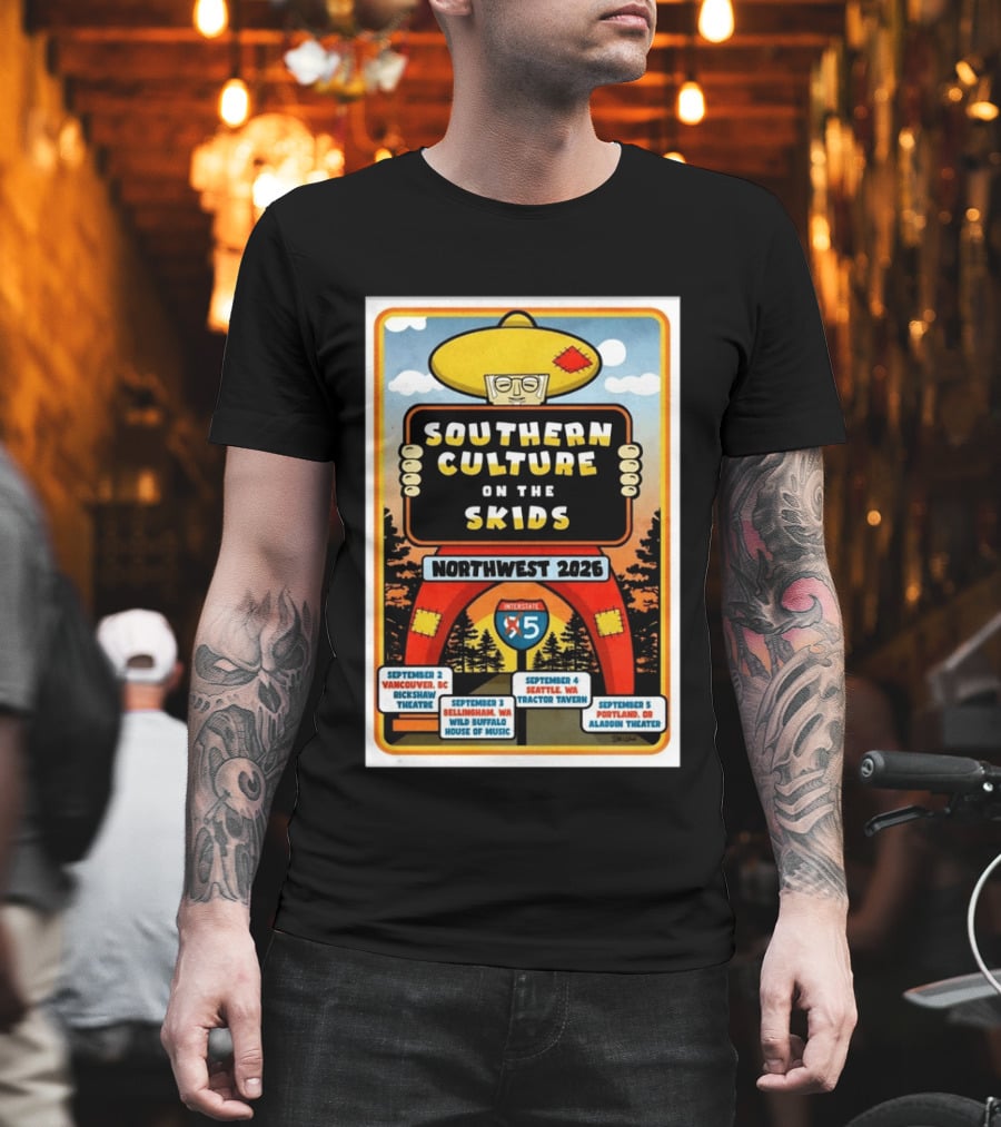Southern Culture On The Skids Northwest 2026 Tour Vancouver Seattle Portland T-Shirt