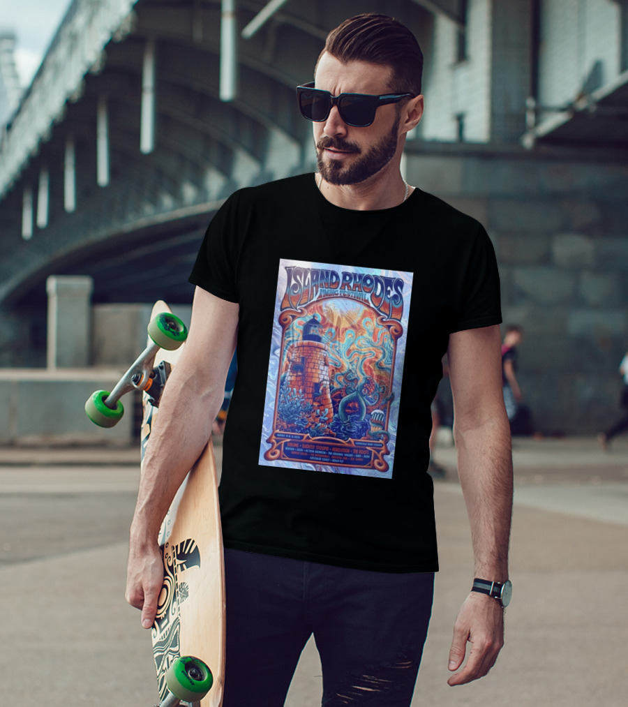 Island Rhodes Music Festival 2026 Centreville Bank Stadium Sublime Slightly Stoopid Rebelution The Roots August 15 16 Limited T-Shirt