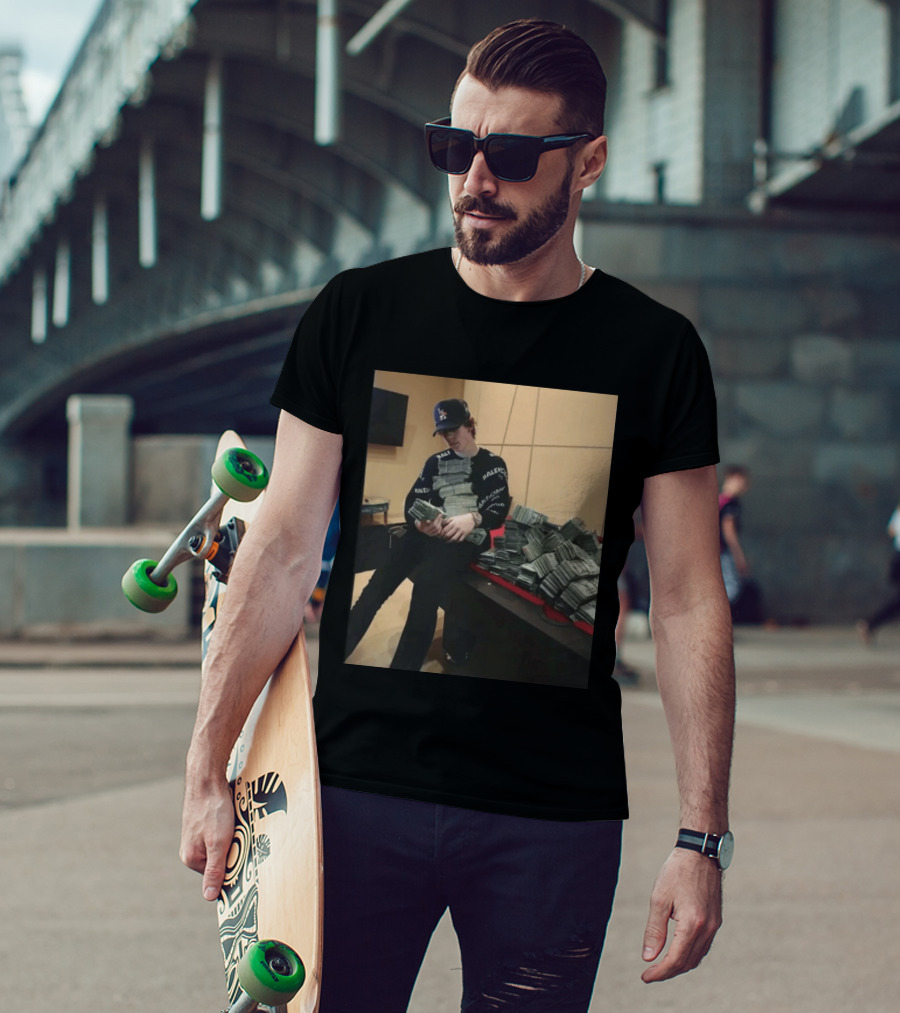 Balenciaga Black Stacks Of Cash T-Shirt